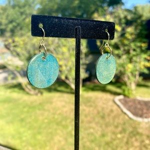 Wood resin earrings